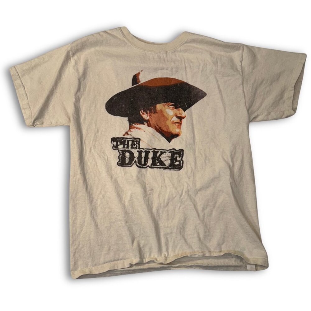 Vintage "The Duke" Graphic Tee | Unisex Small | John Wayne Cowboy